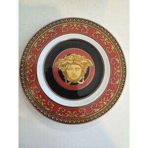 Versace Rosenthal Medusa Red Bread & Butter Plate New 6 available
